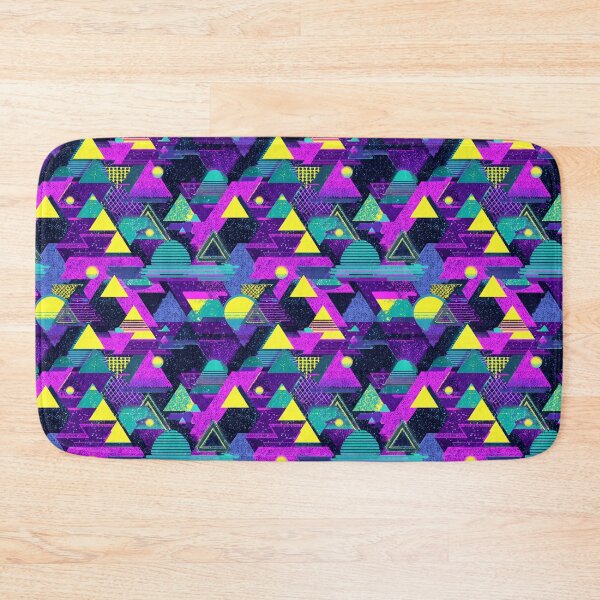 Item preview, Retro 80s 90s Geometric Vaporwave Pattern designed and sold by NicolasGlowArt.