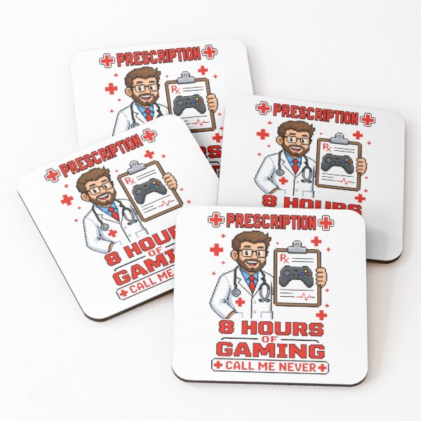 Item preview, Retro Gaming Prescription Pixel Art designed and sold by RetroPixel Apparel.