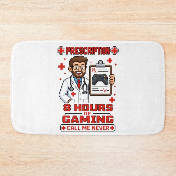 Item preview, Retro Gaming Prescription Pixel Art designed and sold by RetroPixel Apparel.