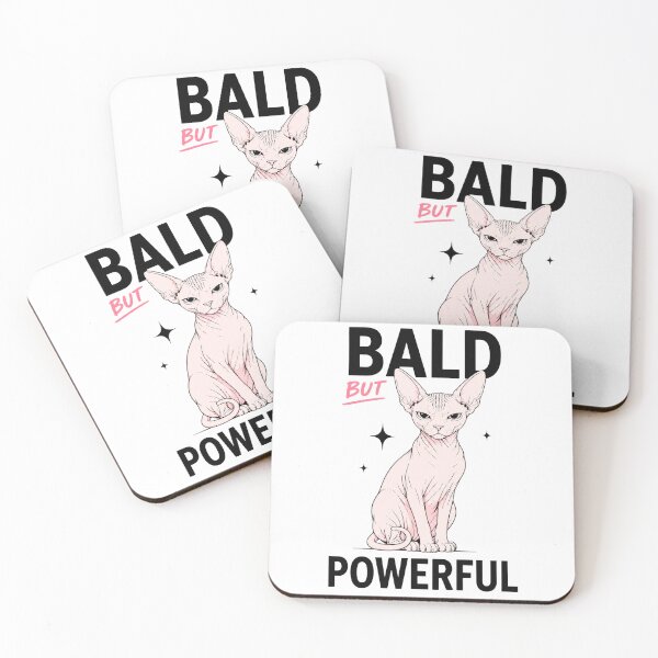 Item preview, Bald But Powerful Sphynx Cat designed and sold by INVITOARTE.