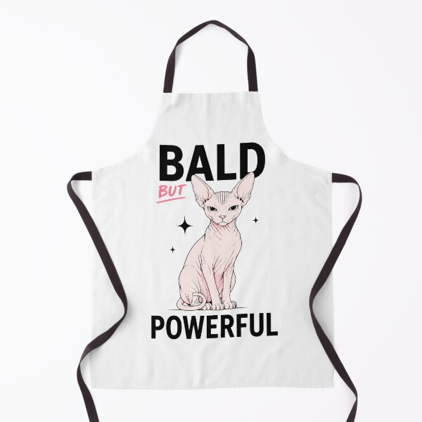 Item preview, Bald But Powerful Sphynx Cat designed and sold by INVITOARTE.