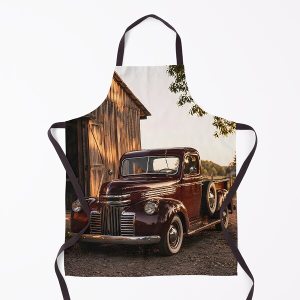 Item preview, Vintage Red Pickup Truck Rustic Barn Country Farmhouse Art designed and sold by LoveNurseries.