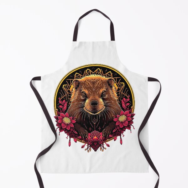Item preview, Cyberpunk Otter – Pink Floral Aura designed and sold by Naturalite19.