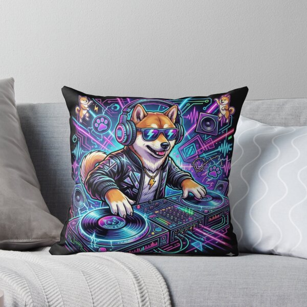 Item preview, Techno doge designed and sold by RaveWaveDesign.