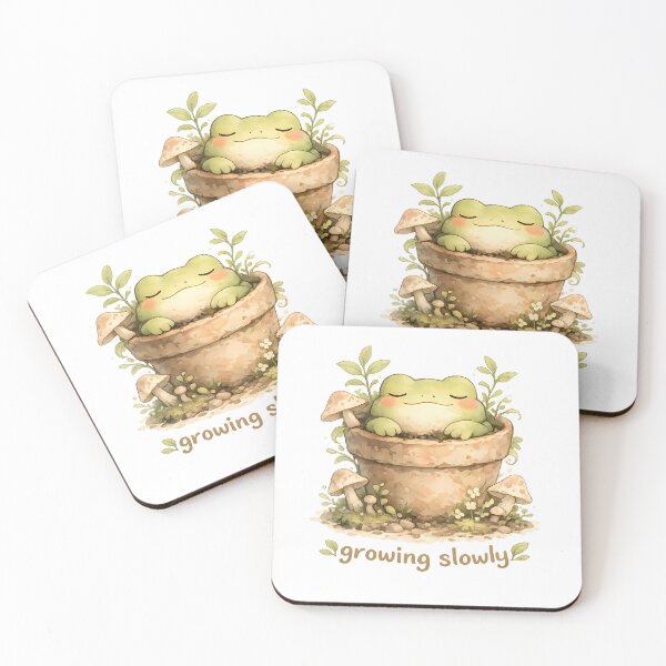 Item preview, Cute Frog Plant Pot Shirt — Cozy Cottagecore Frog Botanical Aesthetic Art designed and sold by Moss & Mellow.