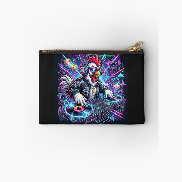 Item preview, Techno chicken designed and sold by RaveWaveDesign.