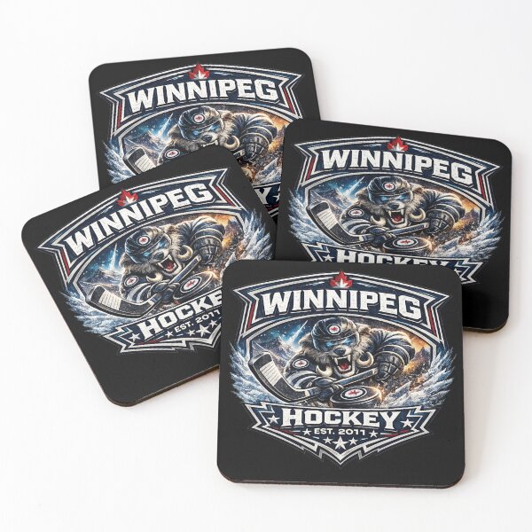 Item preview, Winnipeg Hockey Ice Storm Logo | Northern Hockey Fan Design designed and sold by TKOprintdesigns.