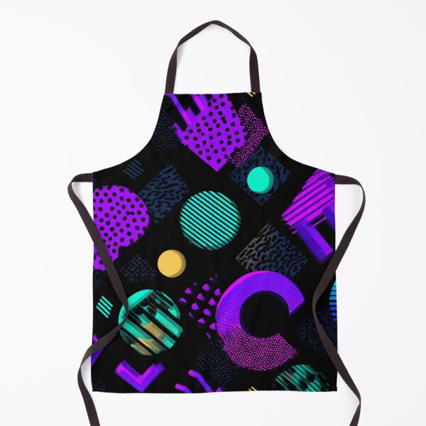 Item preview, 80s 90s Retro Geometric Abstract Neon Pattern designed and sold by NicolasGlowArt.