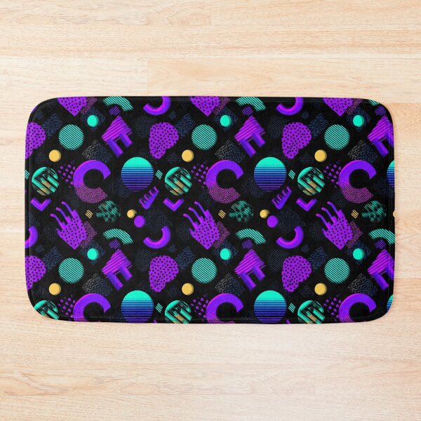 Item preview, 80s 90s Retro Geometric Abstract Neon Pattern designed and sold by NicolasGlowArt.