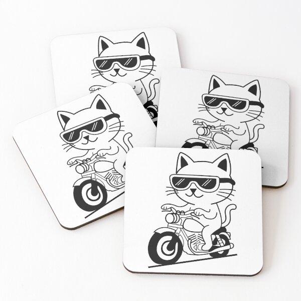 Item preview, Adventure Cat on a Motorcycle designed and sold by MADBULL7.