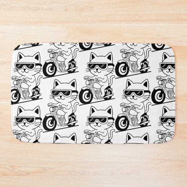 Item preview, Adventure Cat on a Motorcycle designed and sold by MADBULL7.