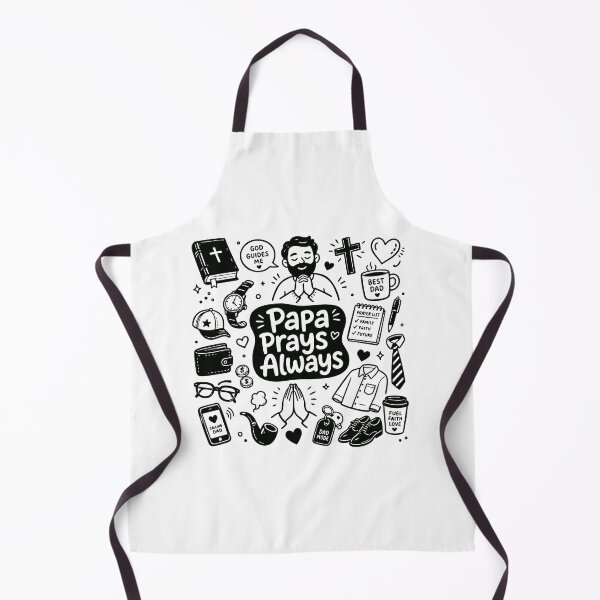 Item preview, Papa Prays Always Christian Dad Faith Quote designed and sold by camisagrafica.