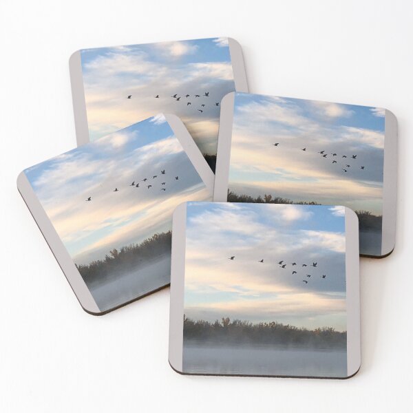 Item preview, Flock at Dawn designed and sold by Mountain Westscapes.