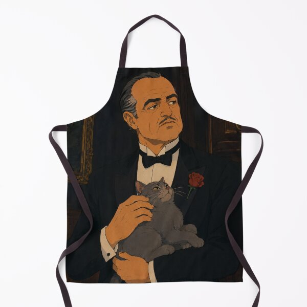Item preview, Elegant Mafia Gentleman with Cat Vintage Noir Art designed and sold by Hollow Moon Studios..