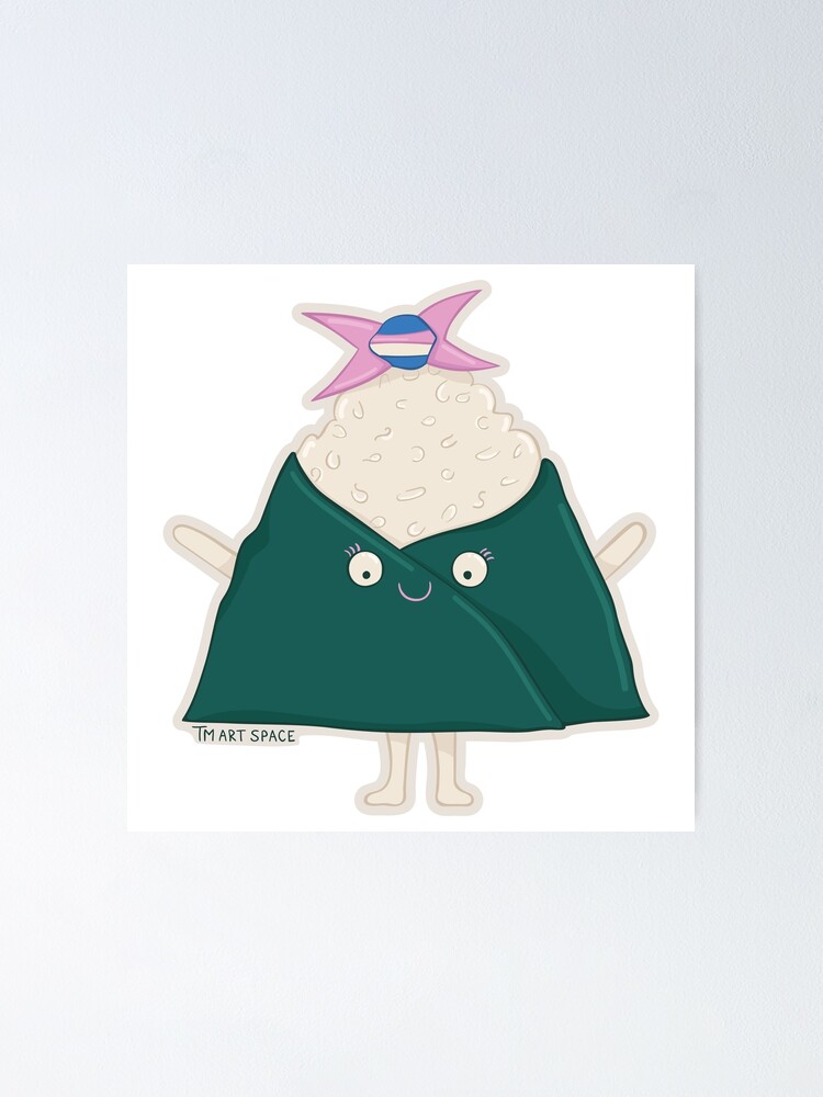 Imagen 1 de 3, Póster con la obra Miss Tuna Onigiri Guy, diseñada y vendida por BluffCreative.