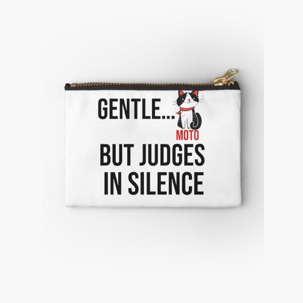 Item preview, Gentle Cat But Judges in Silence Funny Quote – Cute Sarcastic Kitty Design designed and sold by PrintforDesign.