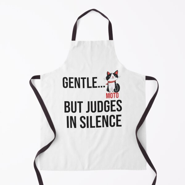 Item preview, Gentle Cat But Judges in Silence Funny Quote – Cute Sarcastic Kitty Design designed and sold by PrintforDesign.