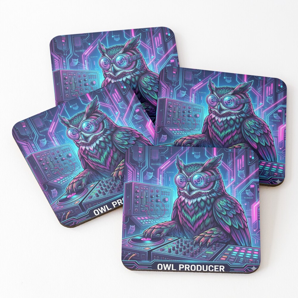 Item preview, Coasters (Set of 4) designed and sold by RaveWaveDesign.