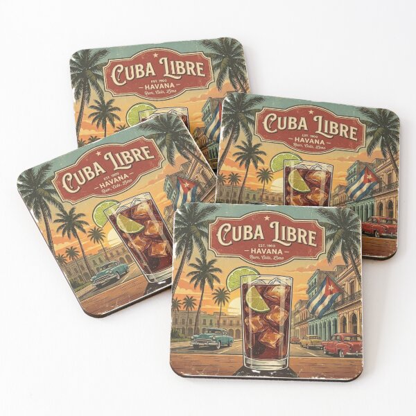 Item preview, Cuba Libre – Vintage Havana Cocktail Art designed and sold by VladisWorld.