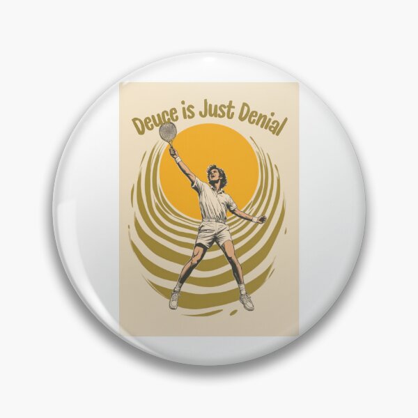 Item preview, Deuce Is Just Denial Funny Retro 70s Tennis Design designed and sold by jojodebondy.