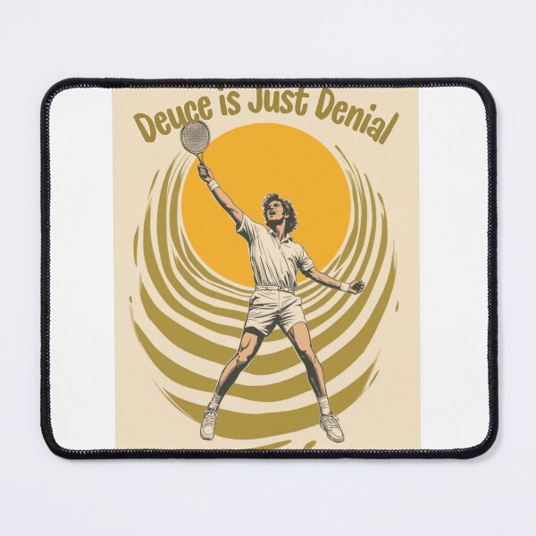 Item preview, Deuce Is Just Denial Funny Retro 70s Tennis Design designed and sold by jojodebondy.