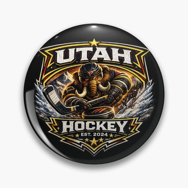 Item preview, Utah Hockey Mammoth Style Crest | Mountain Ice Hockey Logo designed and sold by TKOprintdesigns.