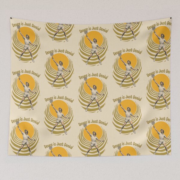 Item preview, Deuce Is Just Denial Funny Retro 70s Tennis Design designed and sold by jojodebondy.