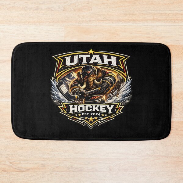 Item preview, Utah Hockey Mammoth Style Crest | Mountain Ice Hockey Logo designed and sold by TKOprintdesigns.