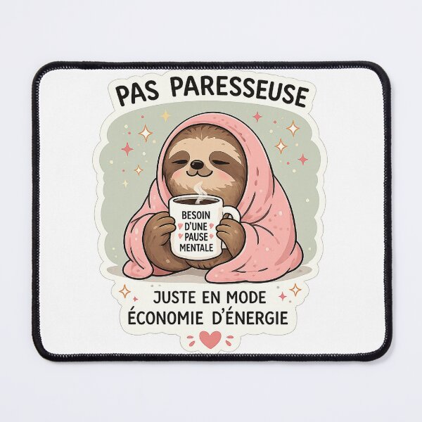 Item preview, Funny Sloth Burnout Humor / Not Lazy Just Tired designed and sold by Va Comprendre.