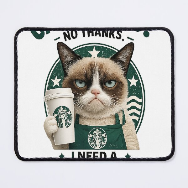 Item preview, Catpuccino? No Thanks. I Need a Meowcha Right Meow! designed and sold by Dusk & Dawn Apparel.