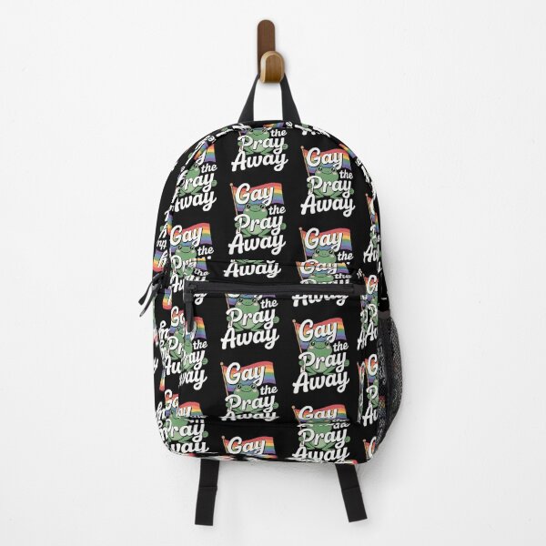 Item preview, Gay the Pray Away Frogs Funny Vintage Rainbow Pride designed and sold by Redgiant87x.