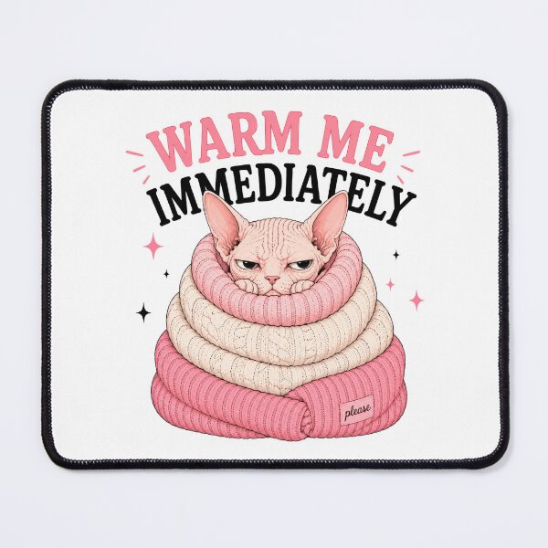 Item preview, Warm Me Immediately Sphynx Cat designed and sold by INVITOARTE.