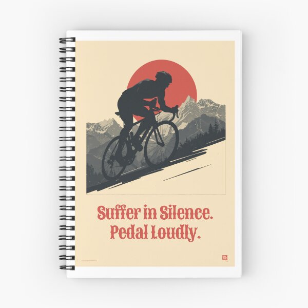 Item preview, Suffer In Silence Pedal Loudly Retro Cycling Vintage Race Design designed and sold by jojodebondy.