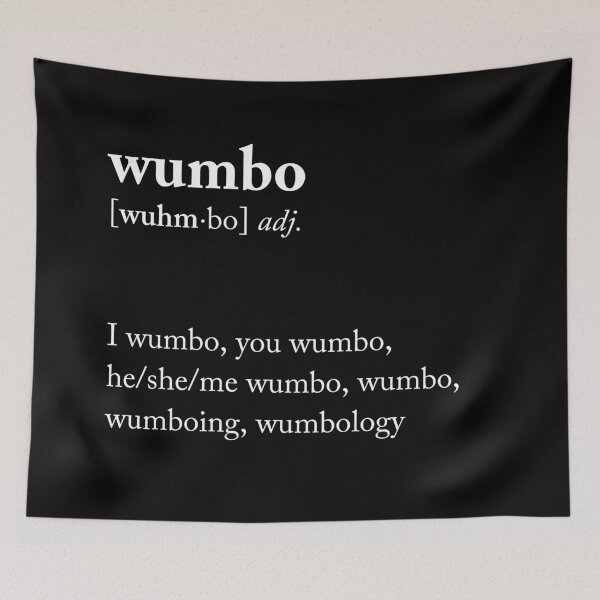 Item preview, Wumbo designed and sold by HeyFritters' Redbubble Shop.