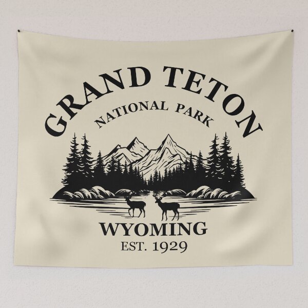 Item preview, Grand Teton National Park Wyoming Mountains Jakson Hole designed and sold by Alexaltay.