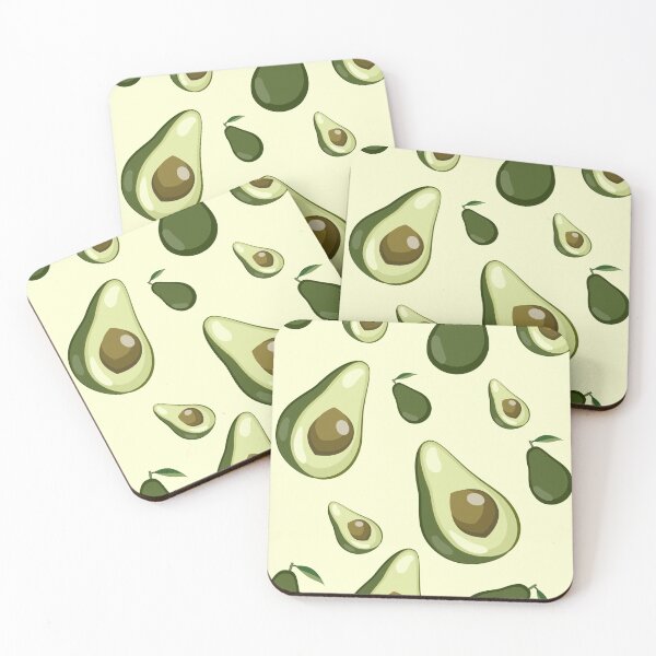 Item preview, Cute Avocado Food Seamless Pattern Cream designed and sold by jttrends.
