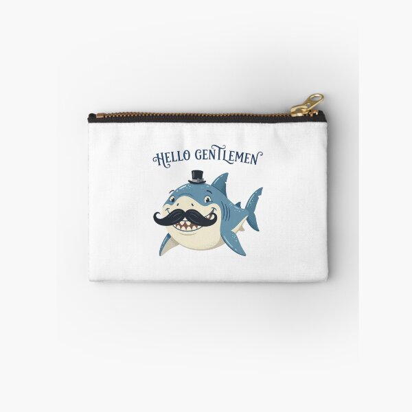 Item preview, Dapper Gentleman Great White Shark Handlebar Moustache designed and sold by DuckOddity.