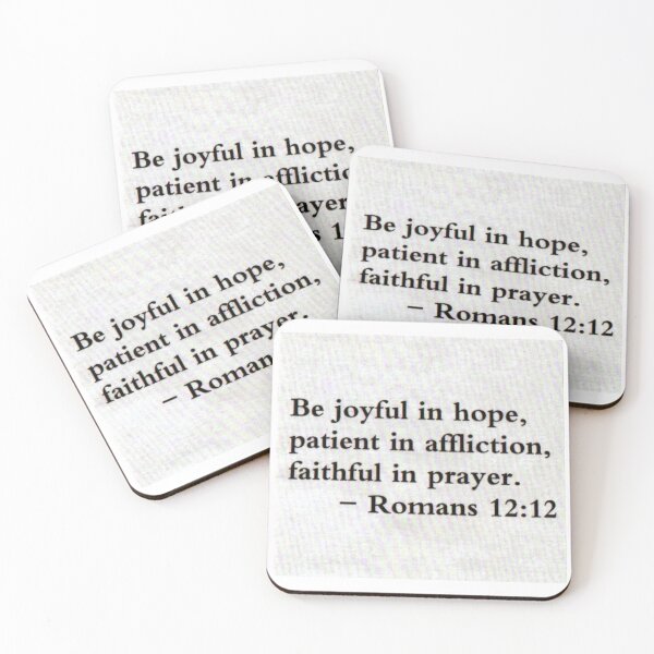 Item preview, Romans 12:12 designed and sold by di-Vera-Rosati.