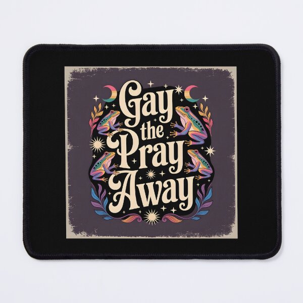 Item preview, Gay the Pray Away Frogs Pride Rainbow Vintage Frog Meme designed and sold by Redgiant87x.
