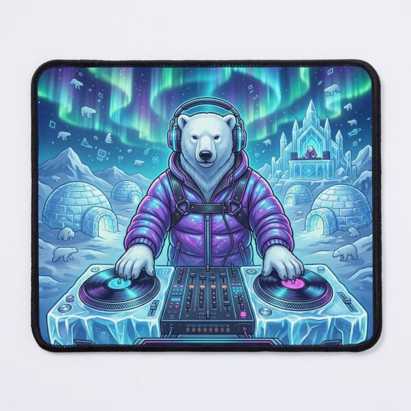 Item preview, Isbjørn DJ designed and sold by RaveWaveDesign.