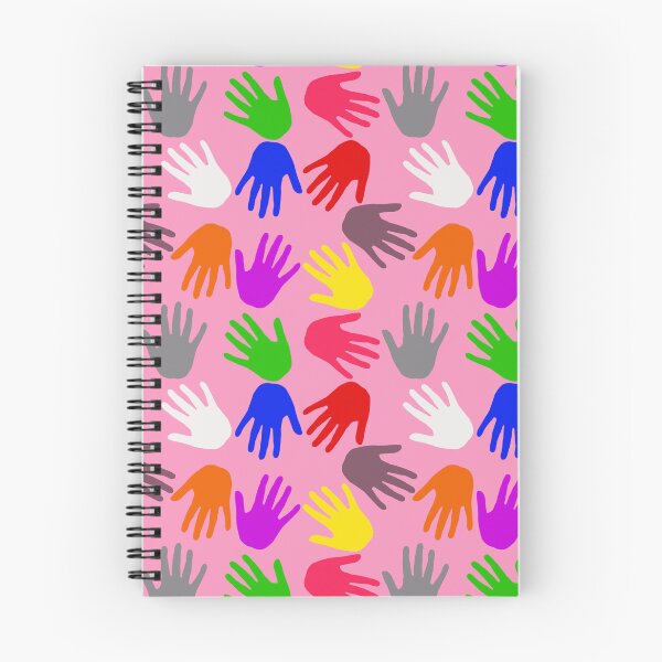 Item preview, Pink Colorful Handprints Pattern Design  designed and sold by PatternTitan.