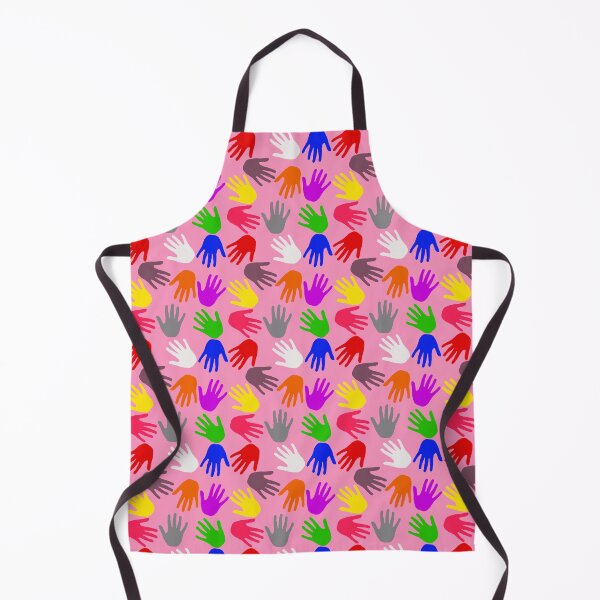 Item preview, Pink Colorful Handprints Pattern Design designed and sold by PatternTitan.