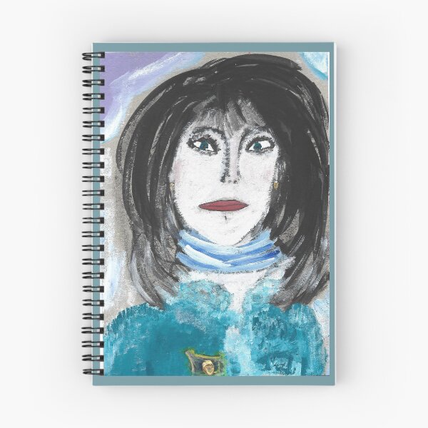 Item preview, Woman in blue scarf designed and sold by Anihh @trauma_art.