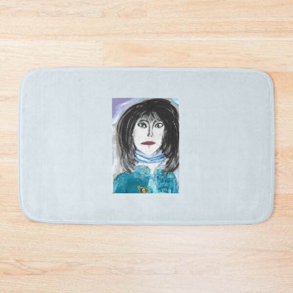 Item preview, Woman in blue scarf designed and sold by Anihh @trauma_art.