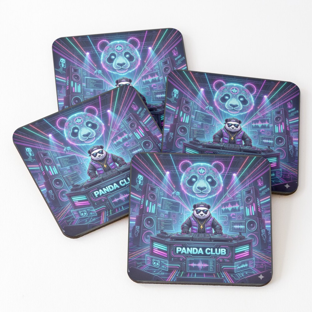 Item preview, Coasters (Set of 4) designed and sold by RaveWaveDesign.
