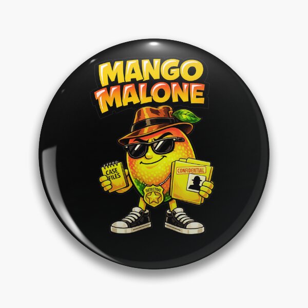 Item preview, Mango Malone | Cool Mango Detective designed and sold by GreennieArt.