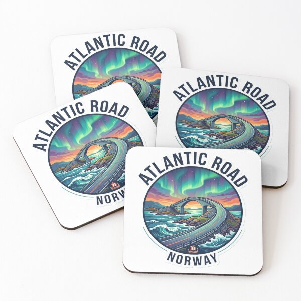 Item preview, Atlantic Road Norway – Aurora Coastal Drive designed and sold by VladisWorld.