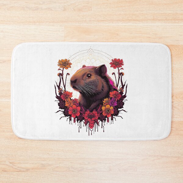 Item preview, Otter – Vibrant Floral Side View designed and sold by Naturalite19.
