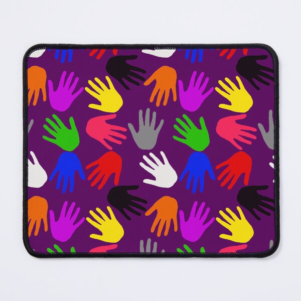 Item preview, Purple Colorful Handprints Pattern Design designed and sold by PatternTitan.