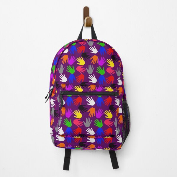 Item preview, Purple Colorful Handprints Pattern Design designed and sold by PatternTitan.